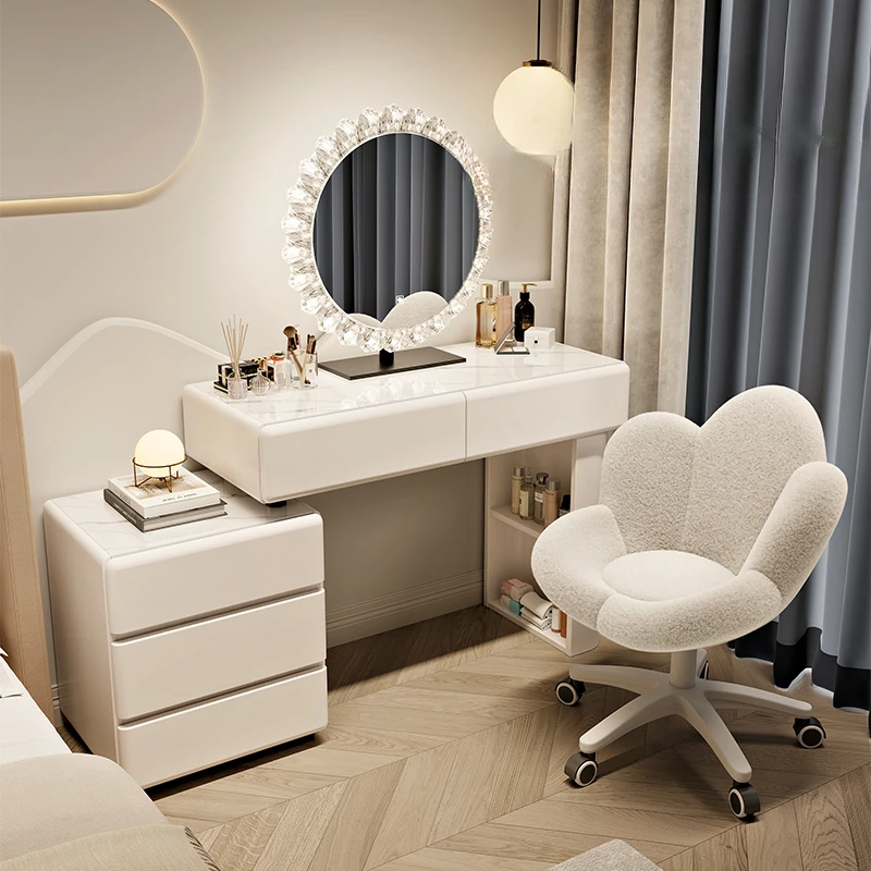 Cómoda mueble de maquillaje con espejo, tocador, armario para dormitorio, mesa de maquillaje moderna, cajón para sala de estar, muebles de maquillaje para el hogar
