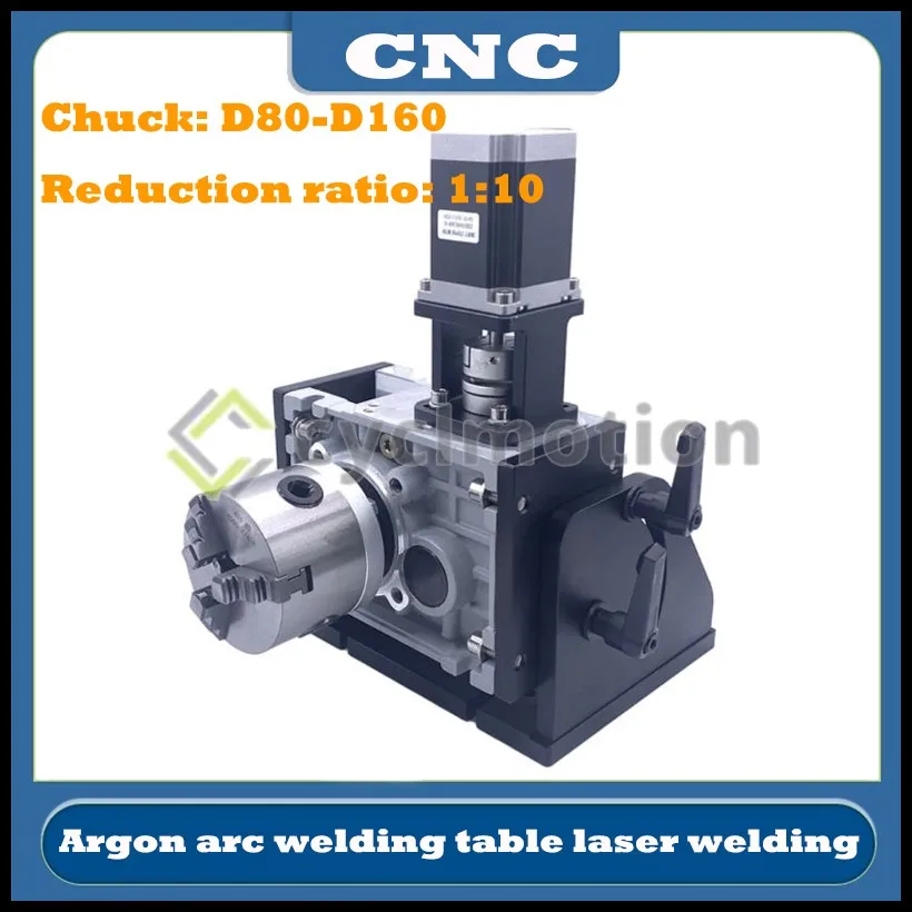 Cyclmotion CNC automatic rotary table, positioner manipulator argon arc welding laser marking circumferential seam welding table