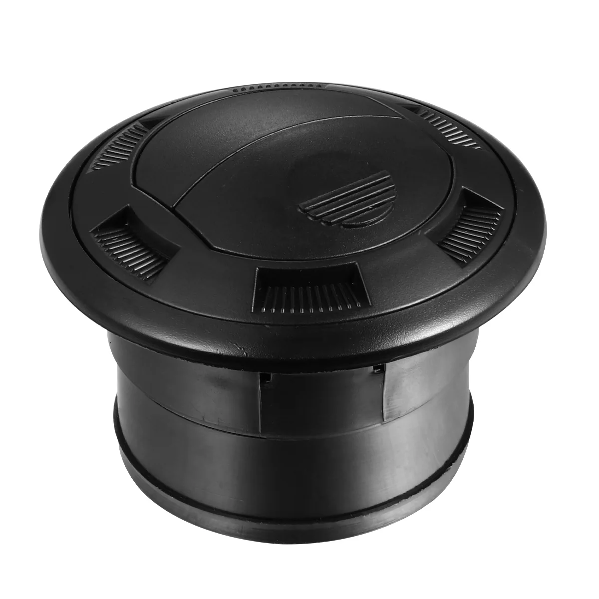 

Black RV Bus Air Conditioner Outlet Vent Round Vents ABS Durable Car Accessories DIY Repair Parts Screws A1156 Car Interior