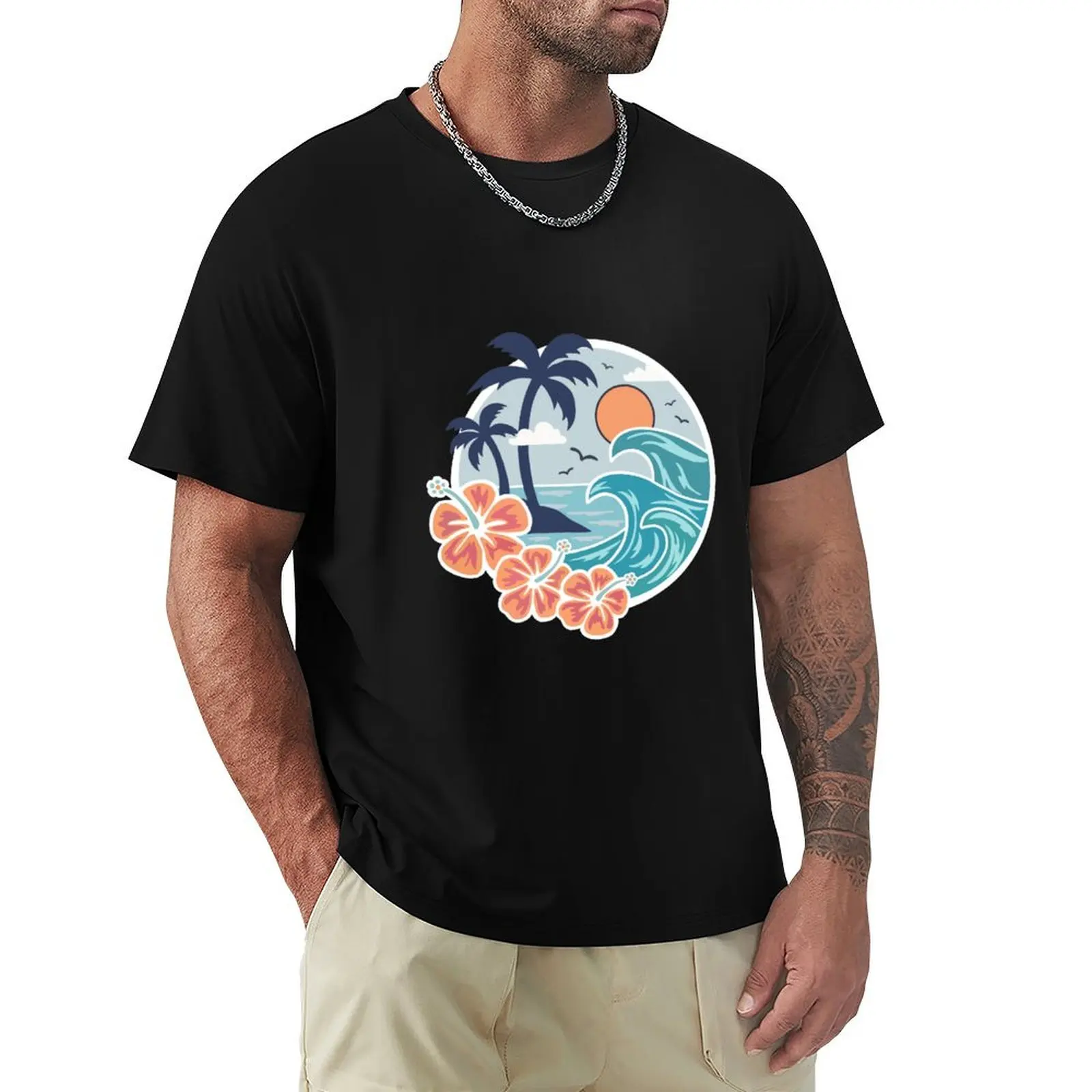 Ocean scene T-Shirt funny t shirts dark humor T-Shirt