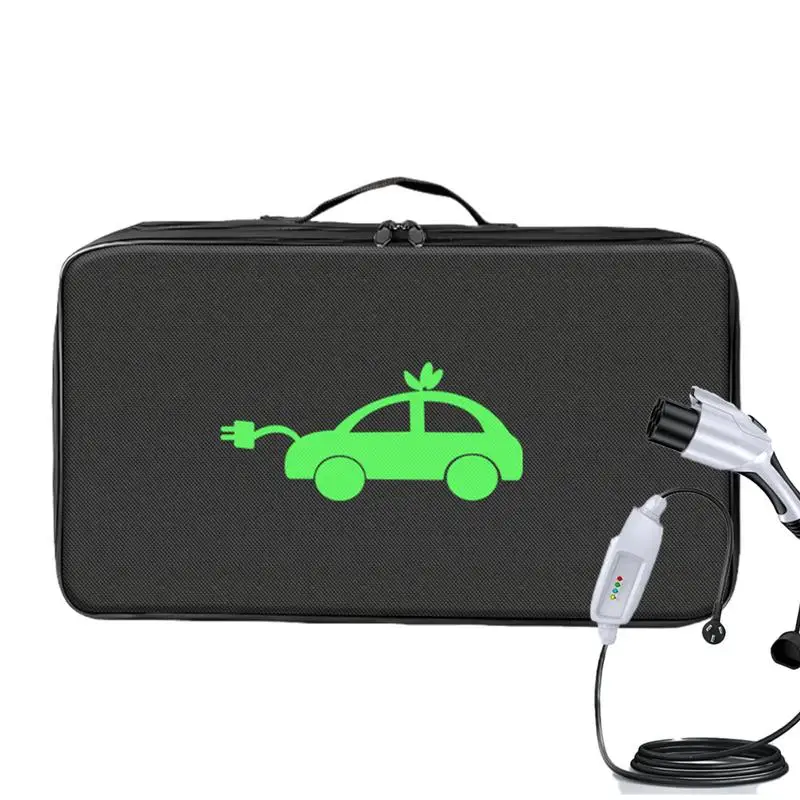 

EV Charging Cable Bag EV Charger Cable Storage Waterproof Electric Car Charger Case Jumper Cable Bag EV Chargers Cable Storage