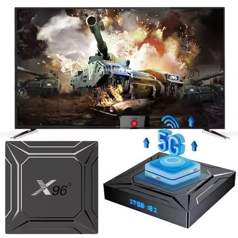 Android 14 Smart TV Box Amlogic S905X5M 4K Media Player BT 2.4G&amp;5G Dual WIFI TV Box Android TV Box