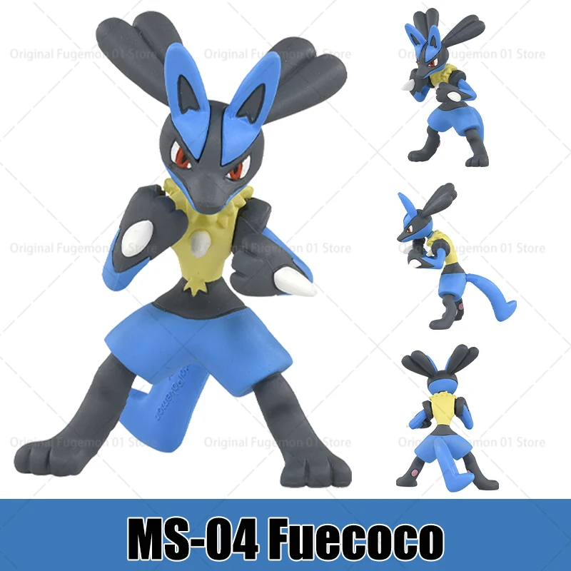 Original TAKARA TOMY Pokemon Floragato Blaziken Quaxly Quaquaval Mega Lucario Figur Spielzeug Sprigatito Meowscarada Modell Puppe Geschenke – Detail 17