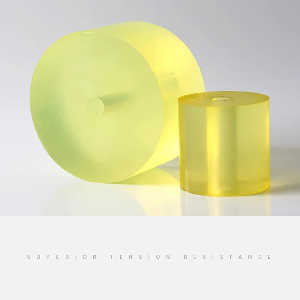 Rubber Punching Pad PU Polyurethane Pad Elastic Punchdown Mattress Block Round Sheet Shock Absorbing Abrasion Pressure Resistant