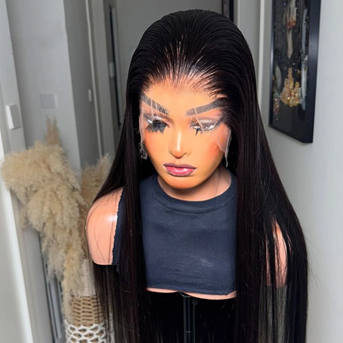 180% مستقيم HD الدانتيل الشفاف 13x4 الدانتيل الباروكة الأمامية خط الشعر الطبيعي 100% باروكة من شعر طبيعي حقيقي قبل قطعها مع شعر مستعار الطفل