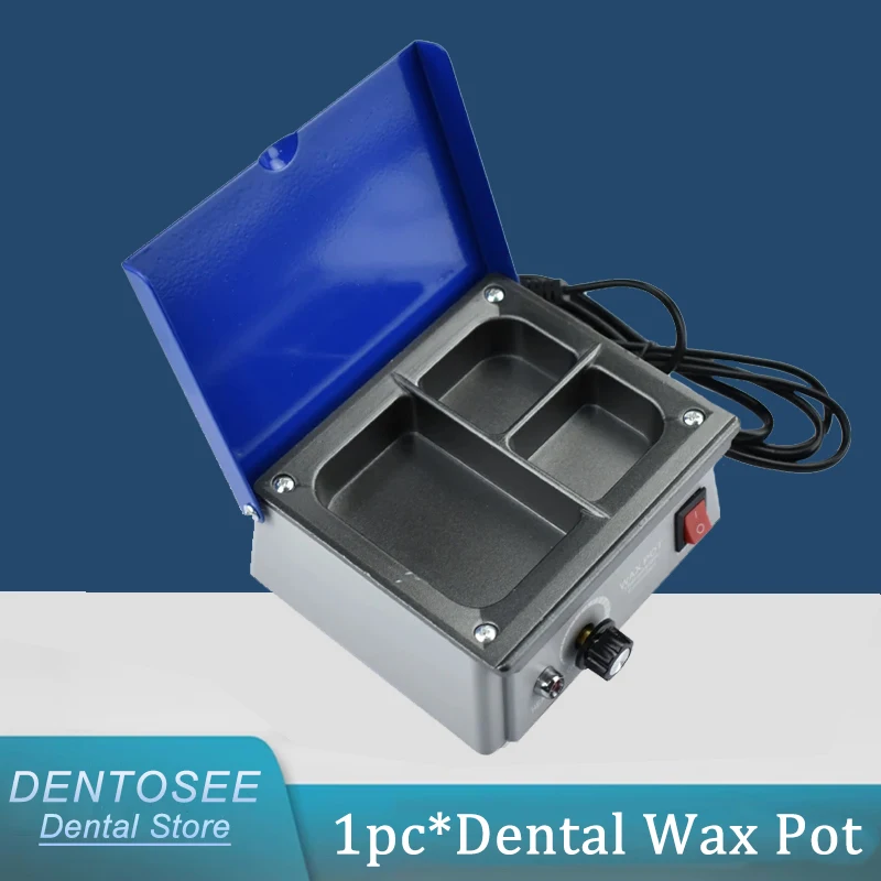 

1Pcs Dental Lab Wax Heater 3-Well Analog Wax Heating Pot for Dental Dipping Melting Wax Lab Equipment Tools