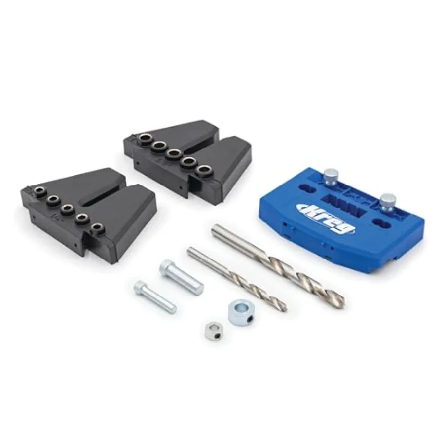 

Kreg Dowel Jig Kit - Doweling Guide Kit with Removable Drill Guides - No-Measure Doweling Jig for Benchtop and Workshop Project