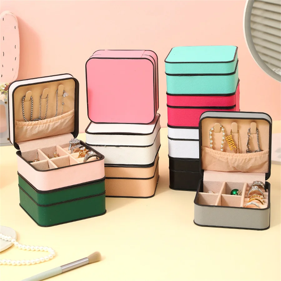 

Portable Jewelry Storage Box 2024 New High-end Exquisite Large Capacity Travel Jewelry Bag Jewelry Box Organizer