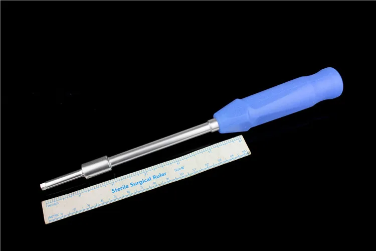 Orthopädische Instrumente – medizinisches Gerät zur Entfernung von intramedullären Nägeln – Universalschraubendreher mit Silikongelgriff, Sechskant-SW5.0-Schraube