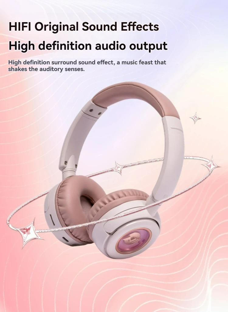 

Hifi Classics Wireless Bluetooth 5.3 Headphones Noise Cancelling Earphones Mic Pods Over Ear Sports Gaming Headset