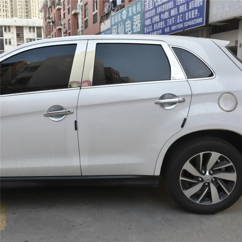 

WELKINRY для Mitsubishi ASX RVR 2010-2022 Outlander Sport Автомобильная кузовная дверь, оконная рама, центральная средняя стойка B C, накладка на стойку