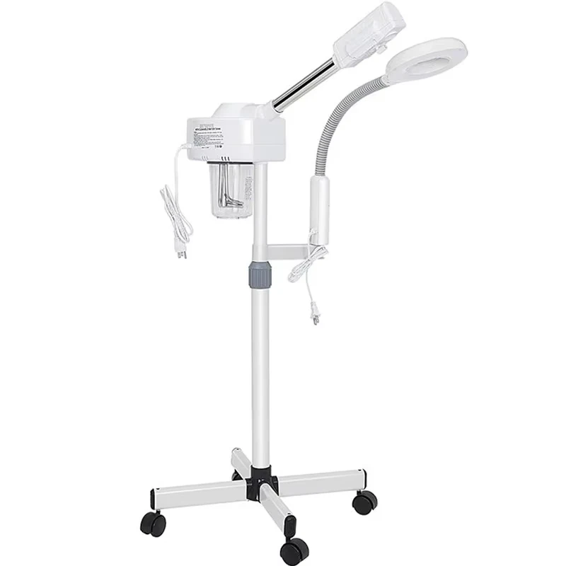 

Salon Beauty Machine 5X Amplification Lamp Ozone Nano Ion Nano Hot Mist Spray Steamer Humidifier Evaporator Aromatherapy