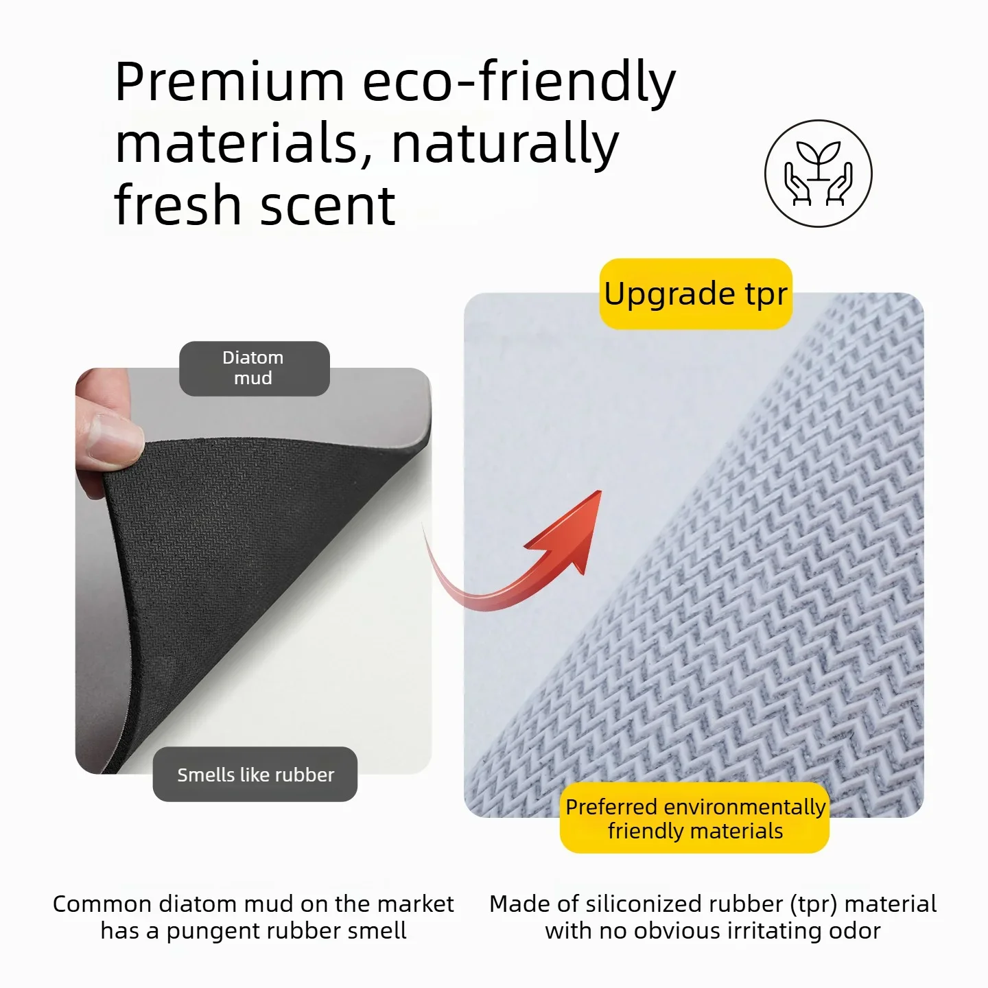 2026 New Trendy Kitchen Floor Mat, Non-Slip Oil Resistant Wash Free Water & Oil Absorbent Special Foot Rug for Kitchen