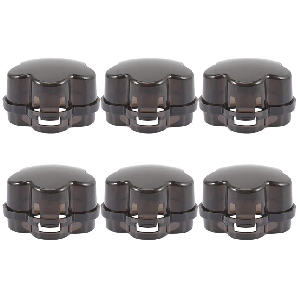 6 Pcs Switch Cover Gas Stove Knob Covers Child Proof Door Safety Plastic Burner