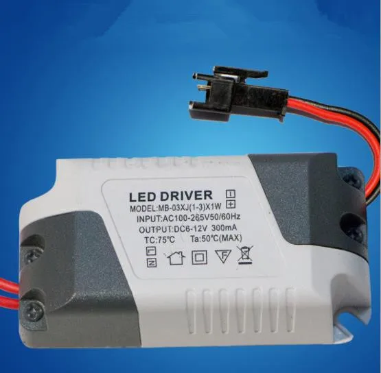 NEW LED Driver 1-3W AC85-265V DC 300mA Lighting Transformer For LED Panel Light / Downlight / Spotlight Driver good performance!