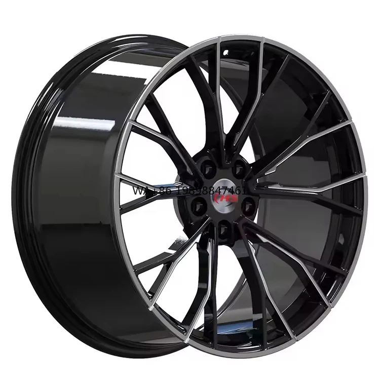 

1 Piece Forged Rims 18 19 20 21 22 23 24 Inch Machine Face Black Custom Wholesale Alloy Wheels for BMW