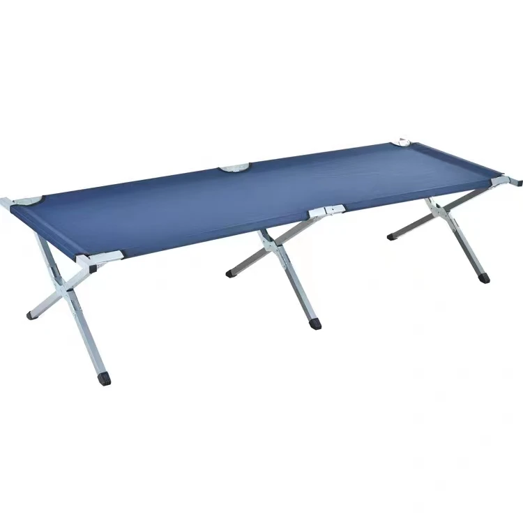 Cama plegable portátil para el hogar, cama de fila para oficina, pausa para el almuerzo, cama individual para acampar al aire libre, acompañante portátil