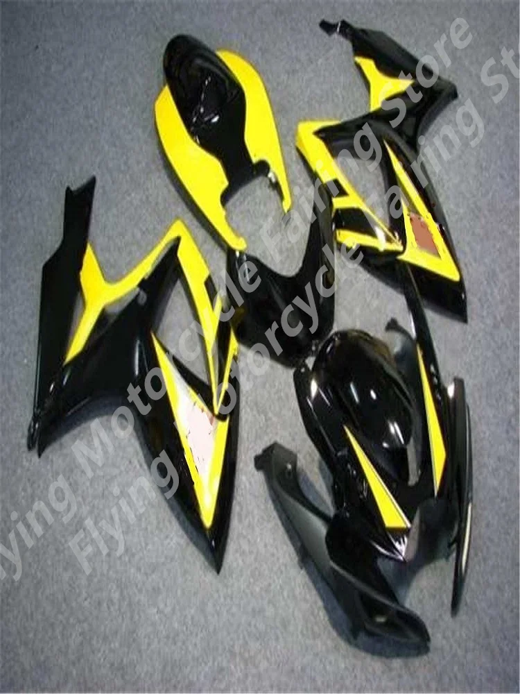 Fairing kit for G S XR600 750 K6 06 07 yellow  black G S XR 600 G S XR750 2006 2007 ABS  parts Motorcycle Fairings set