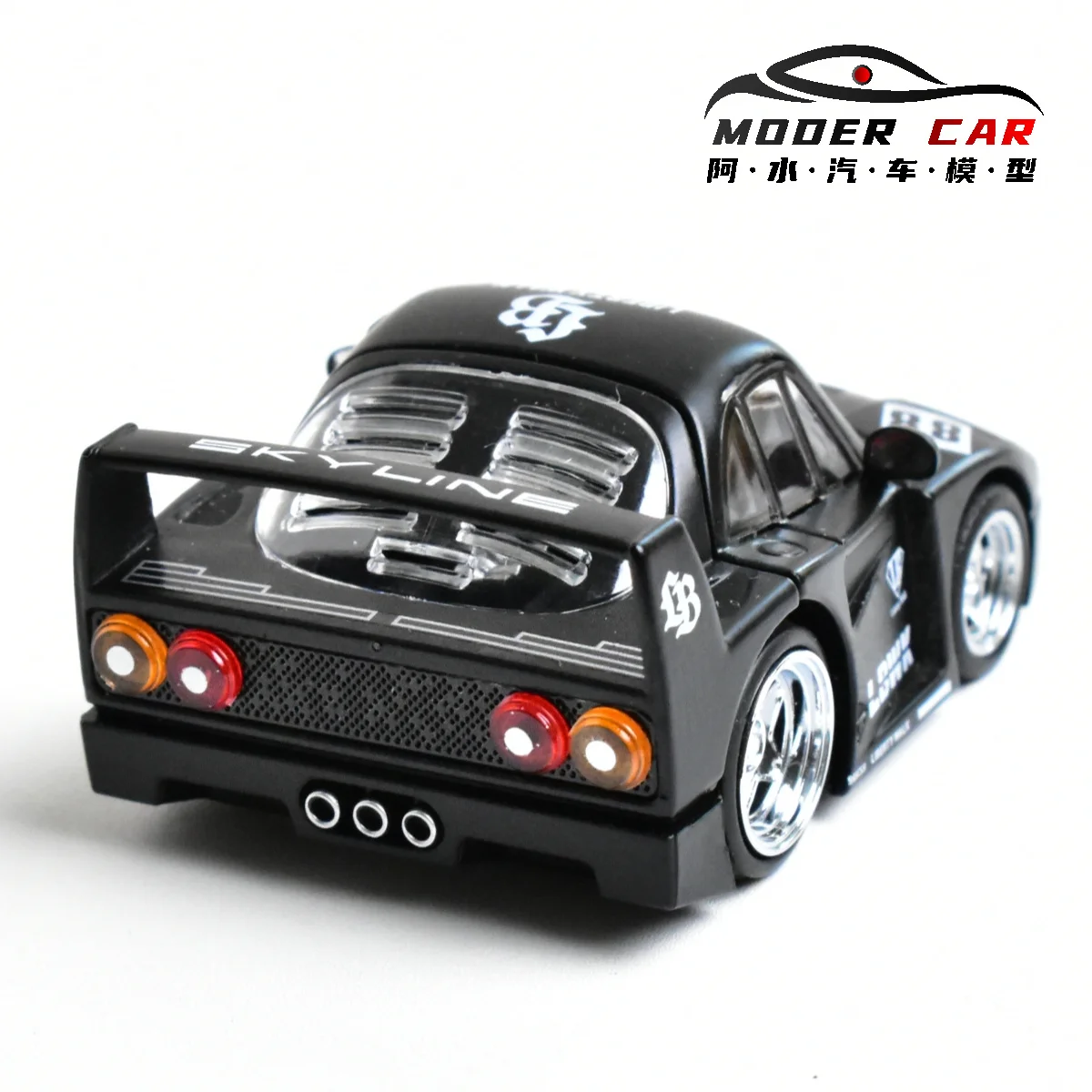 데몬 킹 1:64 F40 2025 포산 한정판 다이캐스트 모델카