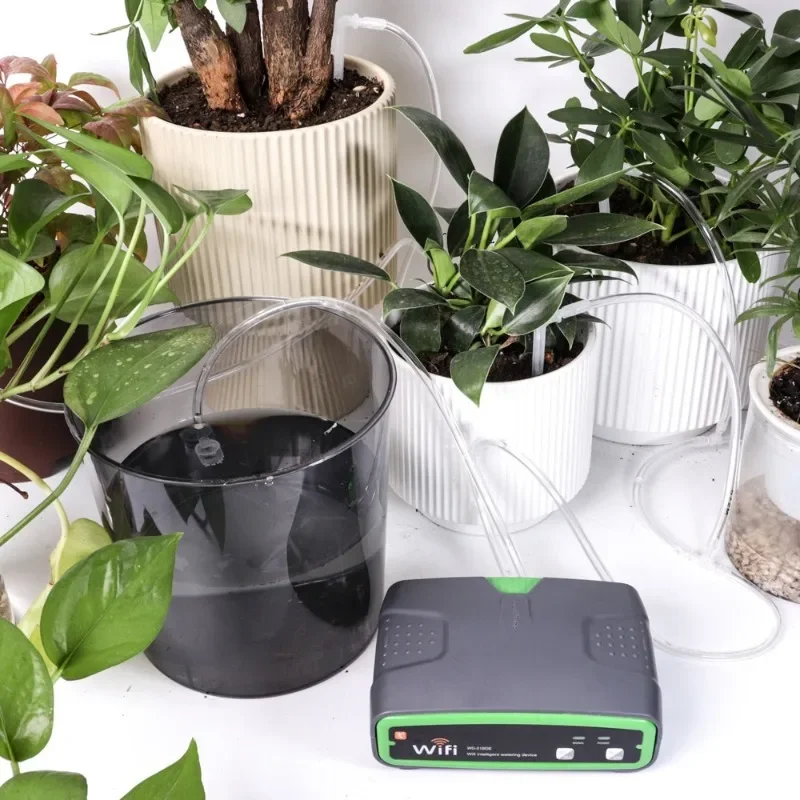 ZEXEF WiFi Tuya Macchina per irrigazione intelligente Sistema automatico di irrigazione a microgoccia Sistema di controllo delle piante Strumento di irrigazione