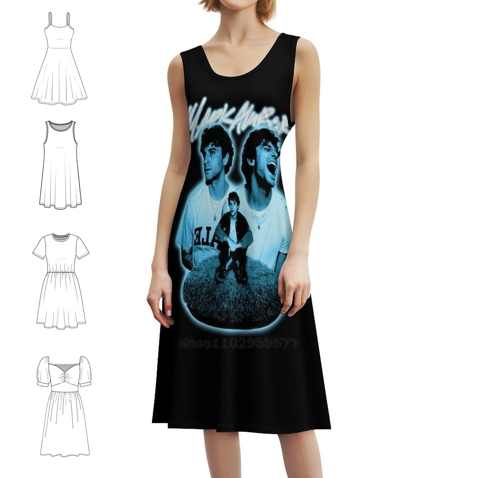 خمر الجرونج نمط-مارك العنبر الكورية نمط فستان كاجوال للنساء بسيط اليومية مكتب سيدة فساتين مارك أمبور ماركامبور أغنية