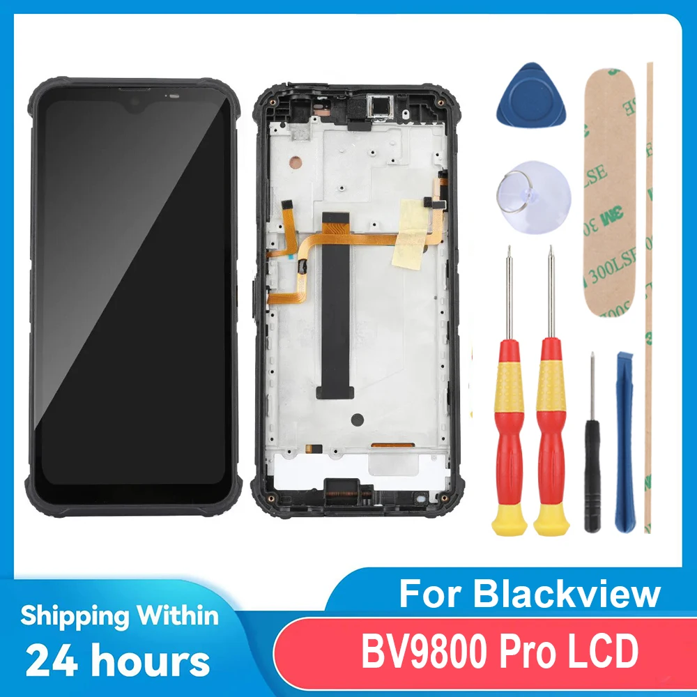 

For Blackview BV9800 Pro / 6.3 inch" HD+ LCD Display + Touch Screen+With Frame