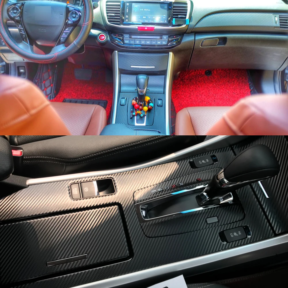 

Для Honda Accord 2018-2023 автомобильный Стайлинг 3D/5D углеродное волокно салон автомобиля центральная консоль цветная молдинговая наклейка наклейки детали