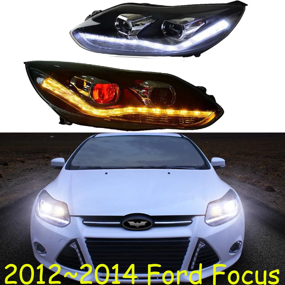 

Car Styling Head Lamp taillight for Focus Headlight 2012 2013 2014y DRL for focus Daytime Running Light Bi-Xenon HID Accessories