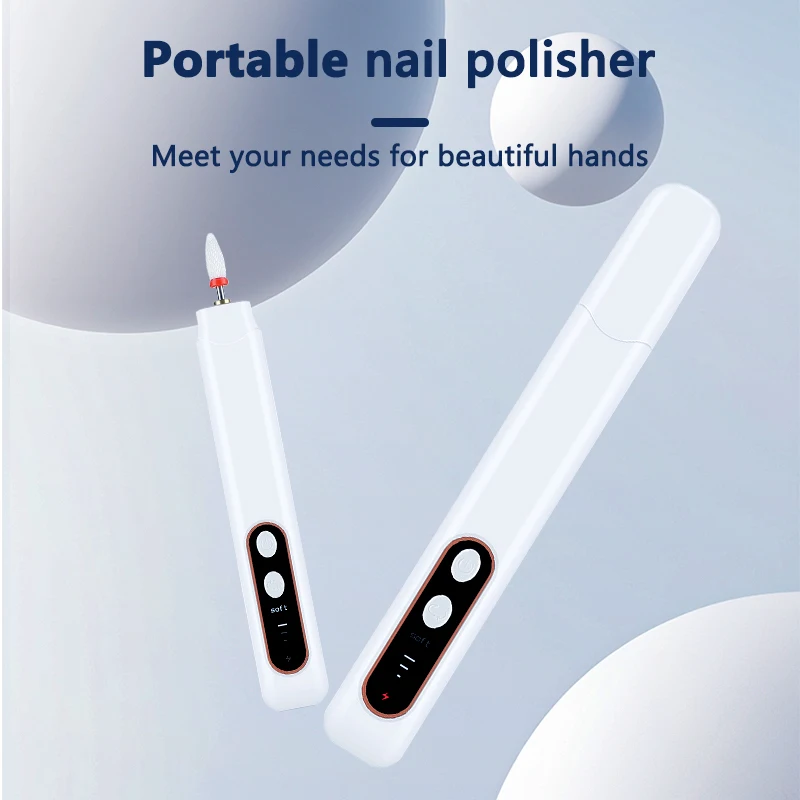 Professional Electric Nail Drill Machine Cordless Manicure Cutter For Nail Repair Designed Gel Removing For Salons Nail Tools