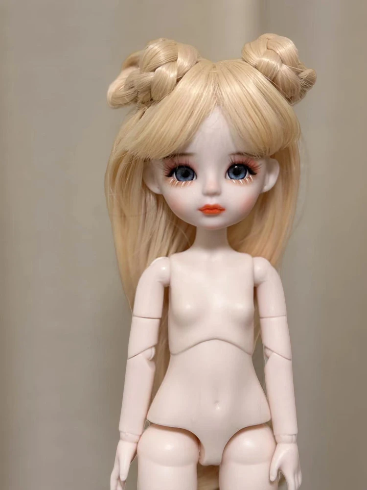 1/6 BJD Doll  Toys for Girls Handmade Makeup Doll Wave Roll Girl 30cm Dolls Gift Christmas Surprise