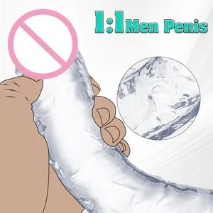 Big Jelly Dildo Realistis Crystal Clear Dildo Suction Cup Penis Transparan Besar Mainan Seks Anal Kontol Untuk Wanita Dewasa Lesbian 12 mainan penis seks gadis penjualan terbaik - №