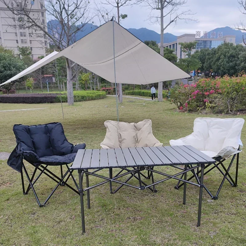 Silla de playa reclinable portátil para Picnic, pesca, Camping, silla de playa cómoda y ligera, muebles de exterior para relajarse y turísticos