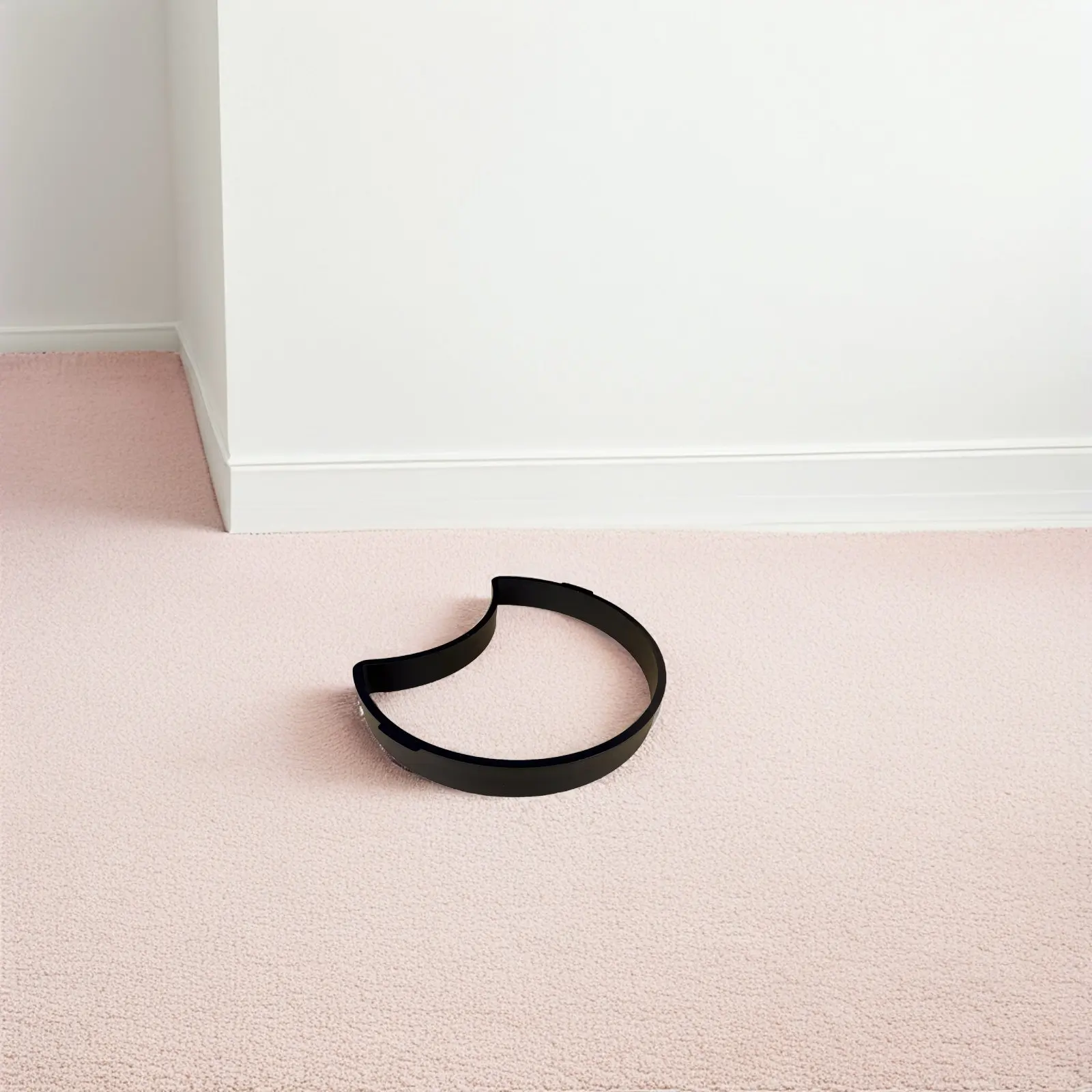 Crescent Shape Cement Floor Tile Mold Black ABS Material Garden Pavement Paving Mould Path Maker Stepping Stone Concrete Lawn