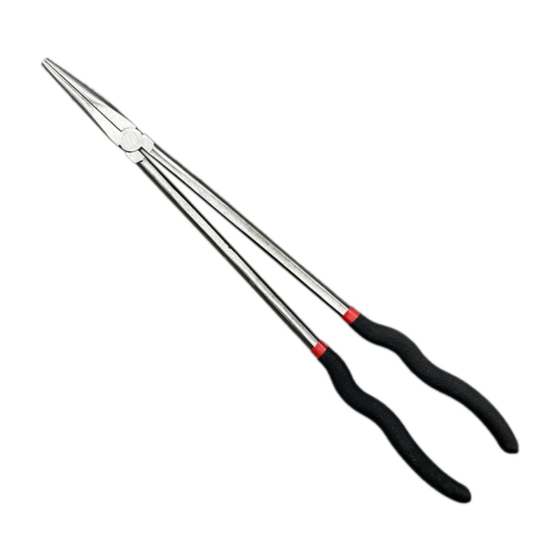 ABHU-Alicates de punta fina de 16 pulgadas y 400MM, alicates de reparación de automóviles de pesca de boca larga, abrazadera de mango largo