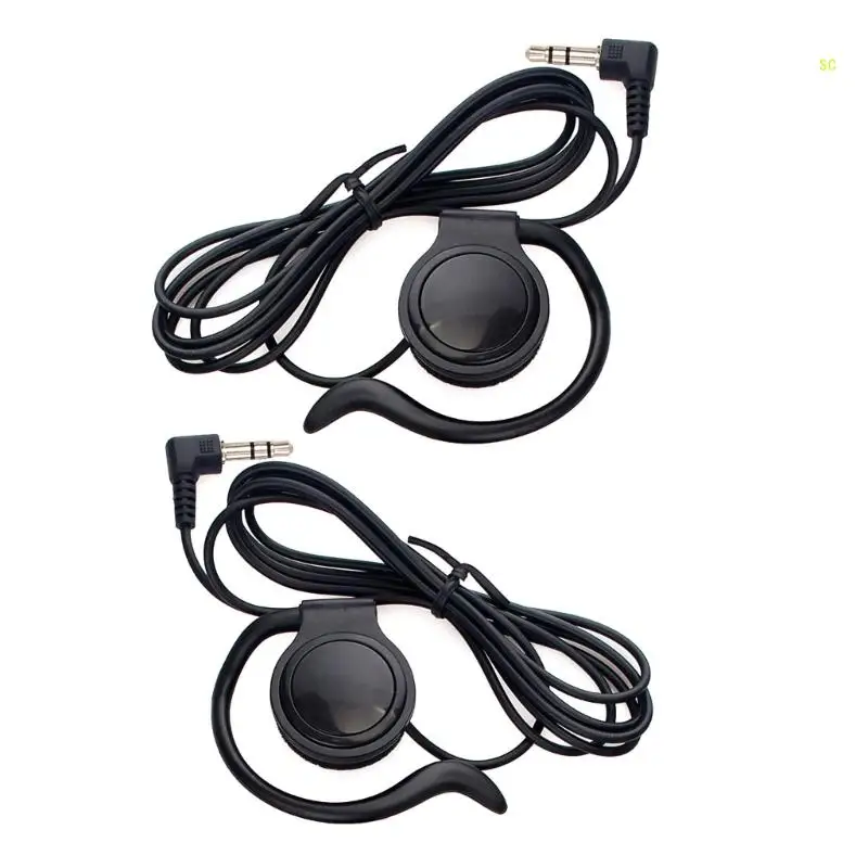 G-shape Soft Ear Hook Earpiece Headset 3.5mm Ear Hook Only Earpiece Headset for T131 TT101 TT104 TT122 Dropshipping