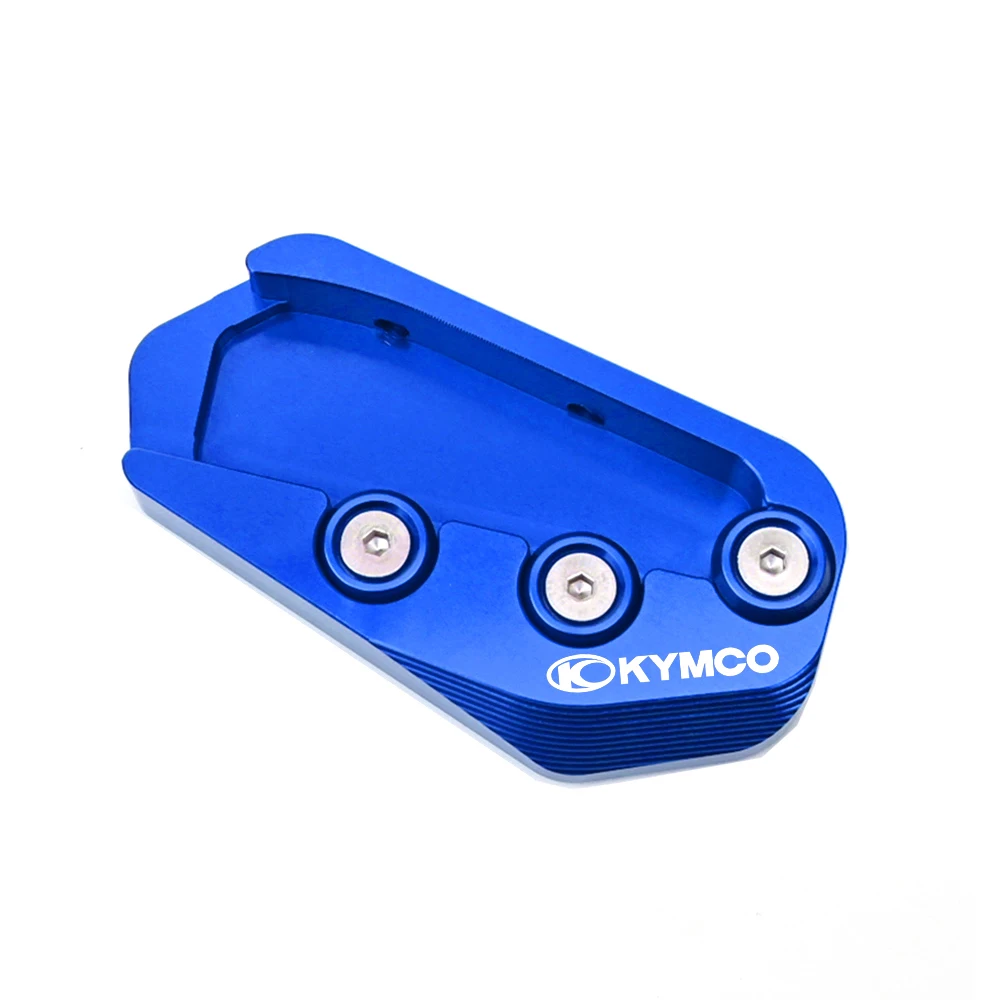 ل KYMCO AK550 CV3 AK 550 2020 2021 2022 2023 دراجة نارية مسنده القدم الجانب حامل تمديد وسادة دعم لوحة تكبير حامل #4