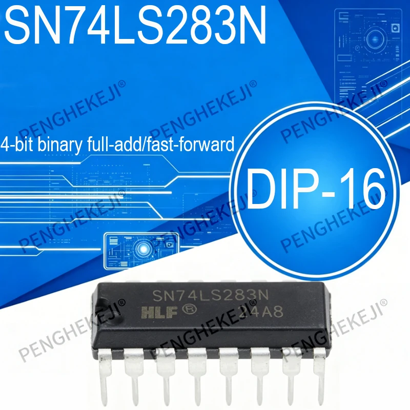5/10PCS SN74LS283N DIP-16 binary full adder/with fast decimal