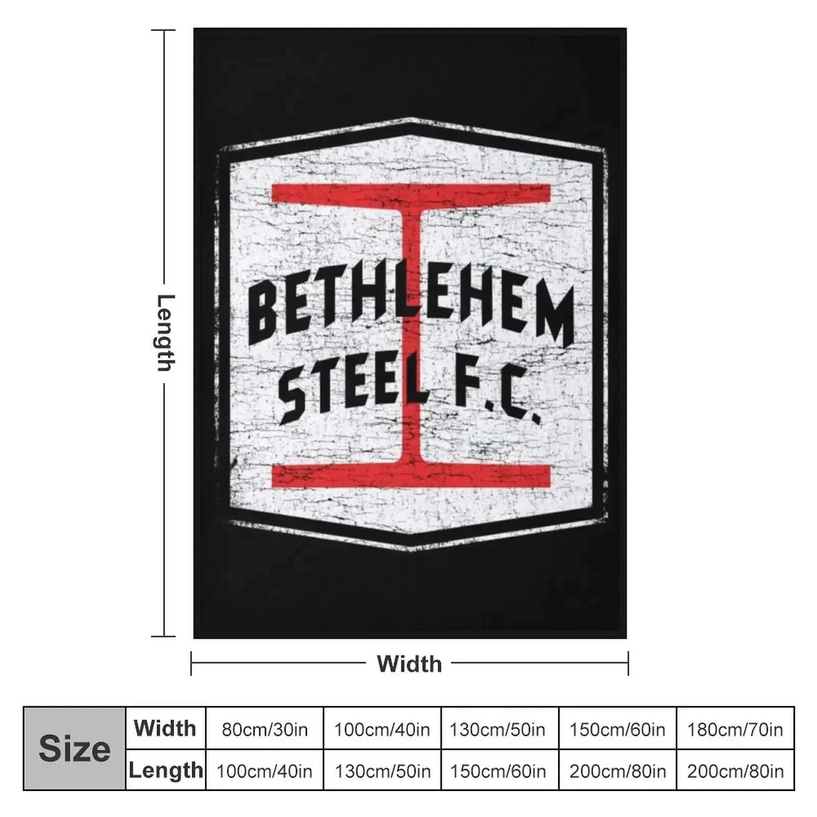 Bethlehem Steel T-ShirtBethlehem Steel Vintage Throw Blanket Sofa cosplay anime Flannel Blankets