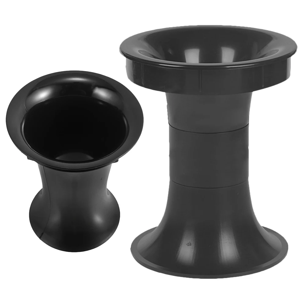 2pcs Low Frequency Bass Reflex Port Tubes For Subwoofer Speaker Box System Diy Audio Repair Parts Black