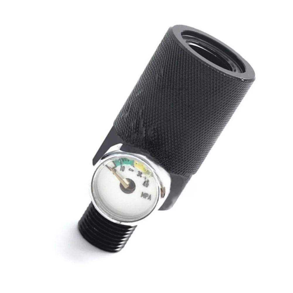 1pc High-Pressure Glow Display Pressure Gauge Adapter With Quick Connect For Safe Inflation Dual Pressure Monitoring