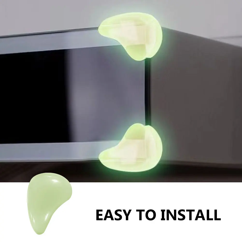 

12 шт. светящиеся угловые протекторы, защитные ограждения, защитные уголки для стола, мебельные бамперы, бамперы для стола для младенцев