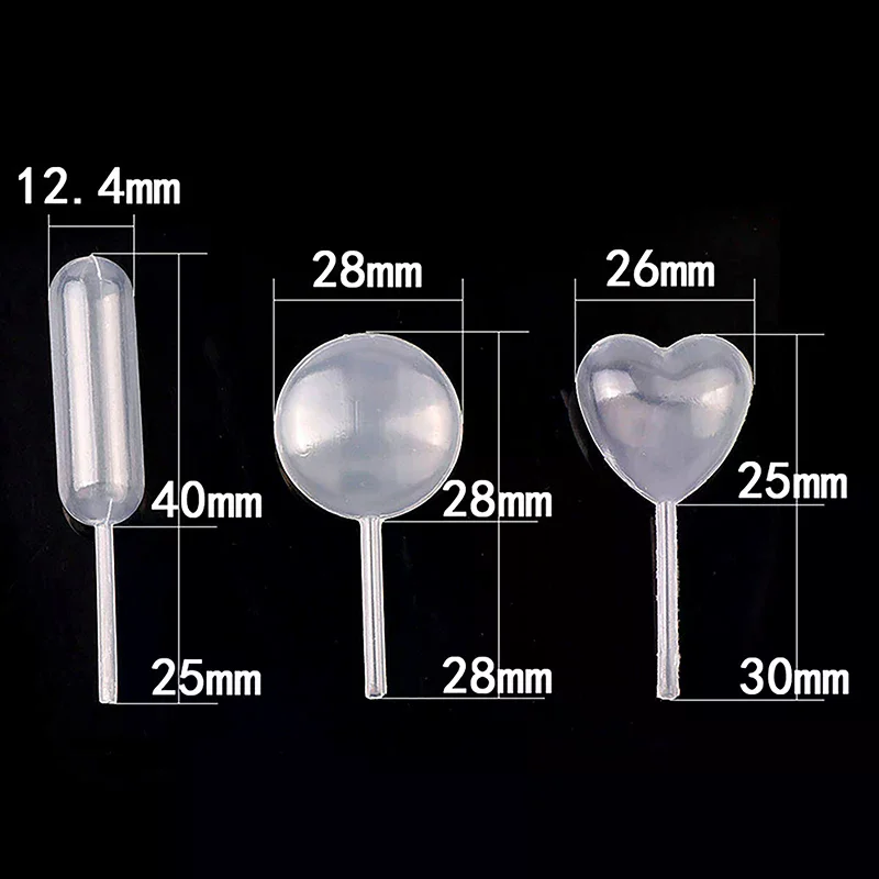 50pcs Mini Liquid Squeeze Droppers Disposable Jam Dropper For Cupcake Sauce Transfer Pipettes Droppers Cake Dessert Tools