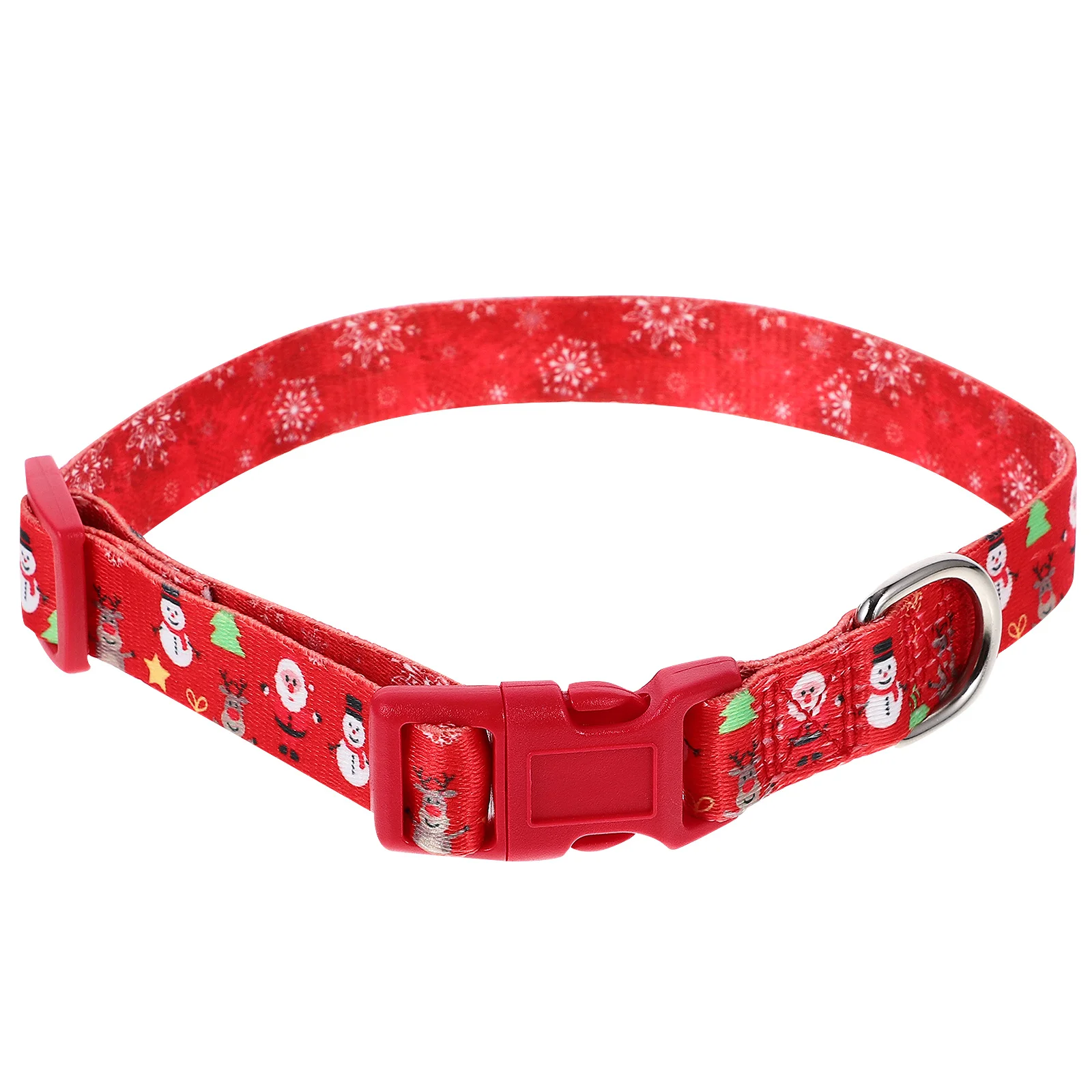 

Christmas Dog Adjustable Puppy Collar Small Pet Holiday Neckwear Safety Buckle Xmas Dog Collar Pet Accessory