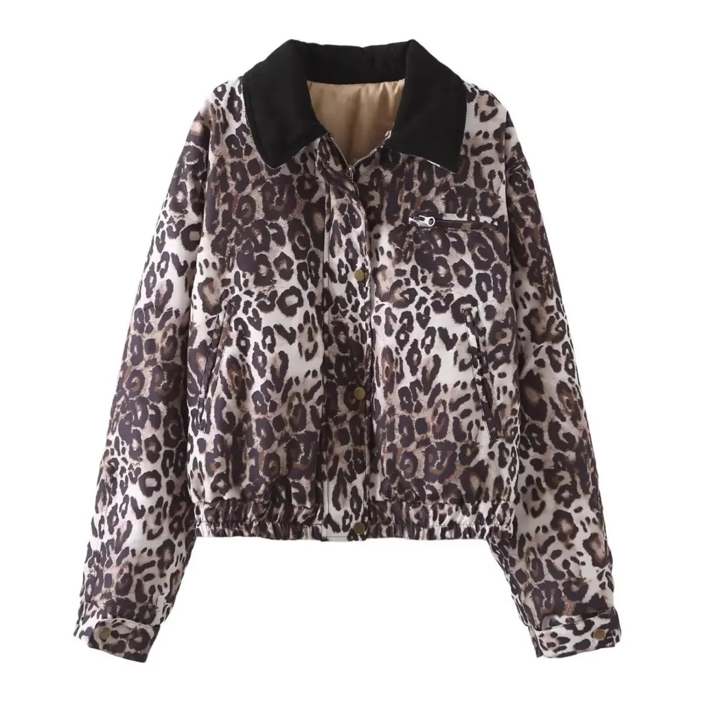 

Fashionable Cotton-Enhanced Jacket TAOP& New Arrival Women's Wear European Style Mural Matching Top