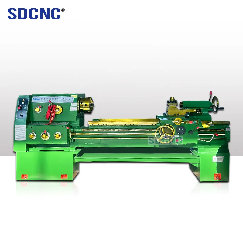 Torno mecánico Industrial SDCNC CS6250, Torno Manual, torno de torneado de Metal con orificio de husillo de 105mm a la venta