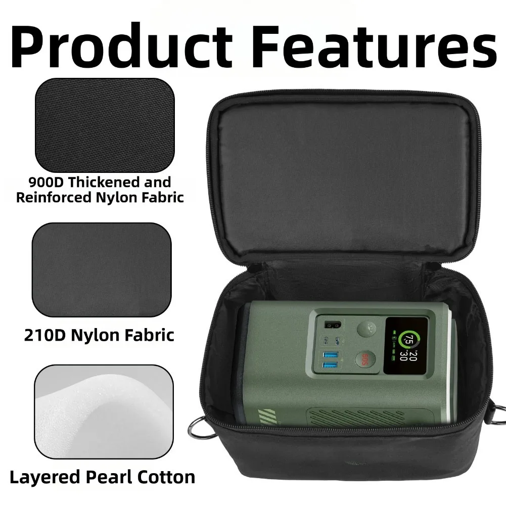Magnetic Wireless Charger Storage Bag Portable Storage Bag For Anker MagGo Charger Long-lasting Double Pocket Design view 5