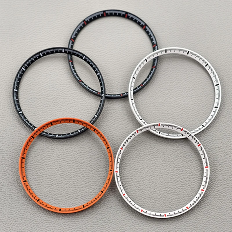 Кольца для часов Mod подходят для SKX007 SKX009 NH35 NH36, сменный корпус часов, пластиковое внутреннее кольцо, размер 30,5 мм × 27,5 мм, ремонт деталей часов