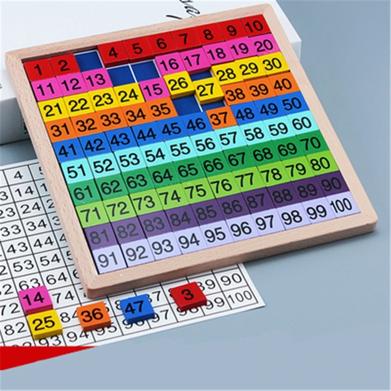 Q0KB 1-100 digitale getallen tellen wiskunde speelgoed figuur cognitie klaslokaal onderwijs rekwisieten