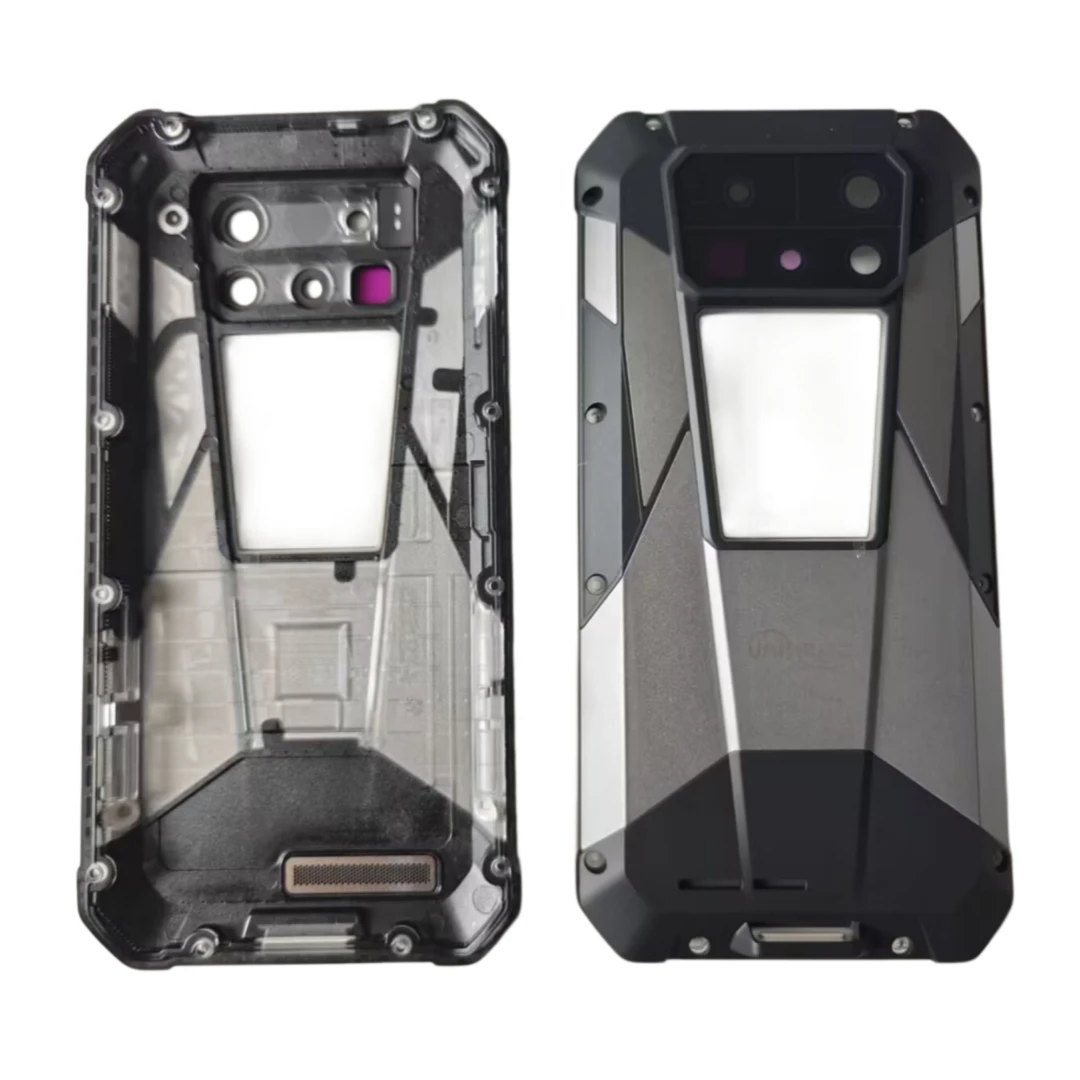 Unihertz Tank 4 pro Phone Back Battery Case with Camera Lens Glass Repair Parts Mobile Phone Accessories