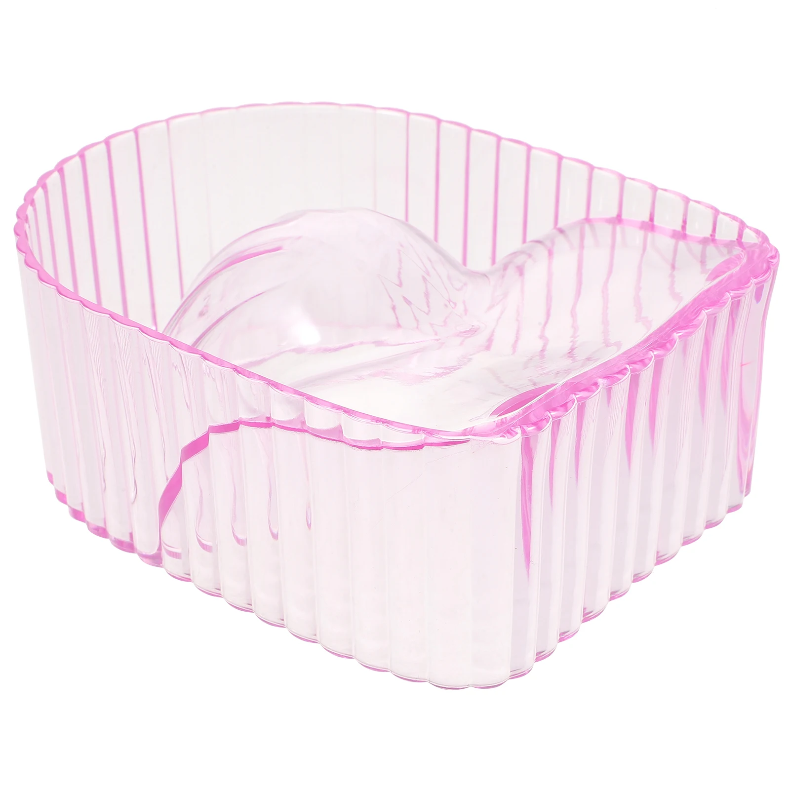 Clear Manicure Soak Bowl 100Ml Nail Art Soaking Container For Hands Dead Skin Removal Salon Home Use Nail Polish Remover